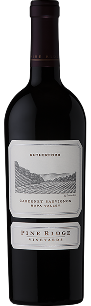 Pine Ridge Rutherford Cabernet Wine Bottle