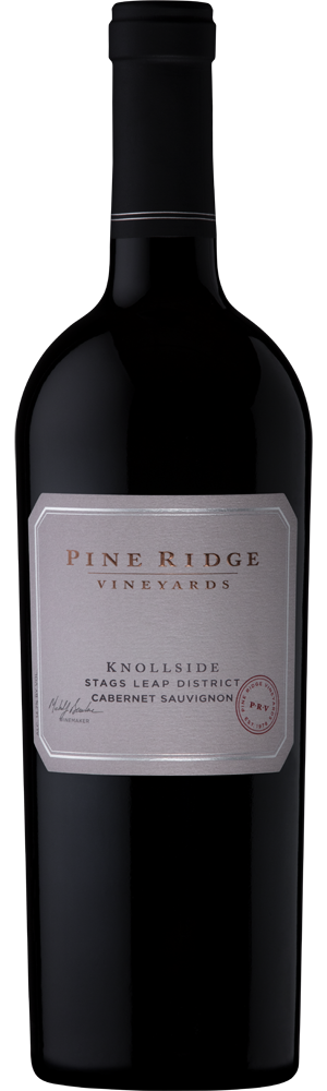 Pine Ridge Knollside Cabernet Wine Bottle