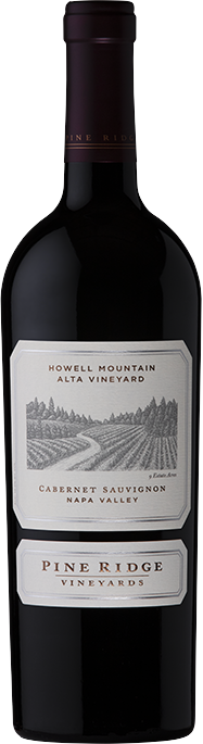 Pine Ridge Howell Mtn Cabernet Sauvignon wine bottle