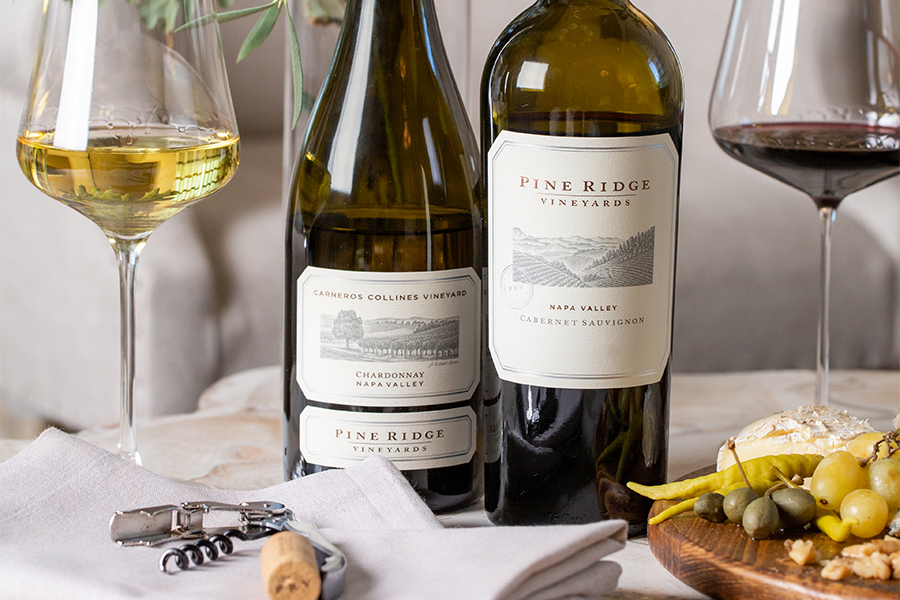 Virtual tasting of Pine Ridge wines at home