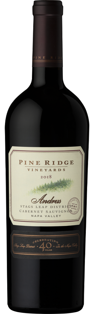 Pine Ridge Andrus 40th Anniversary Cabernet Bottle