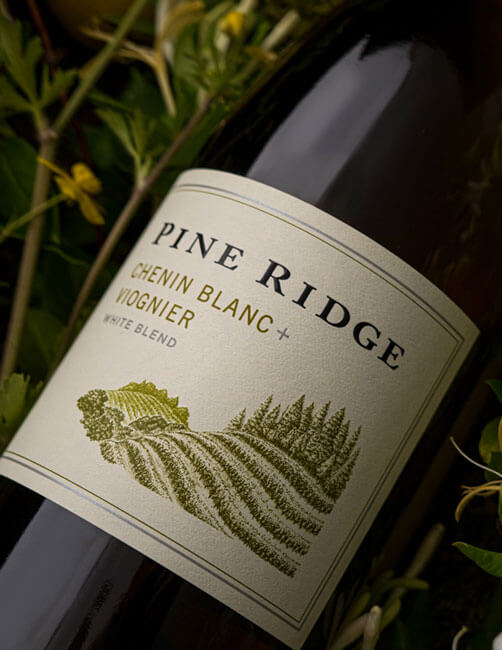 Pine Ridge CB+V wine bottle