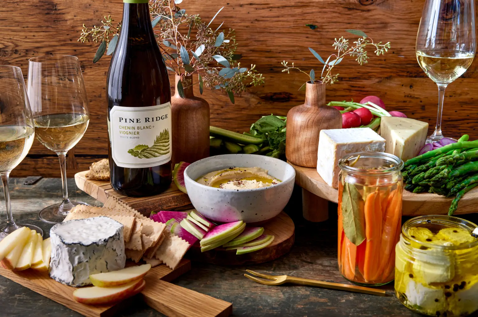 Hummus & Veggie Charcuterie Board